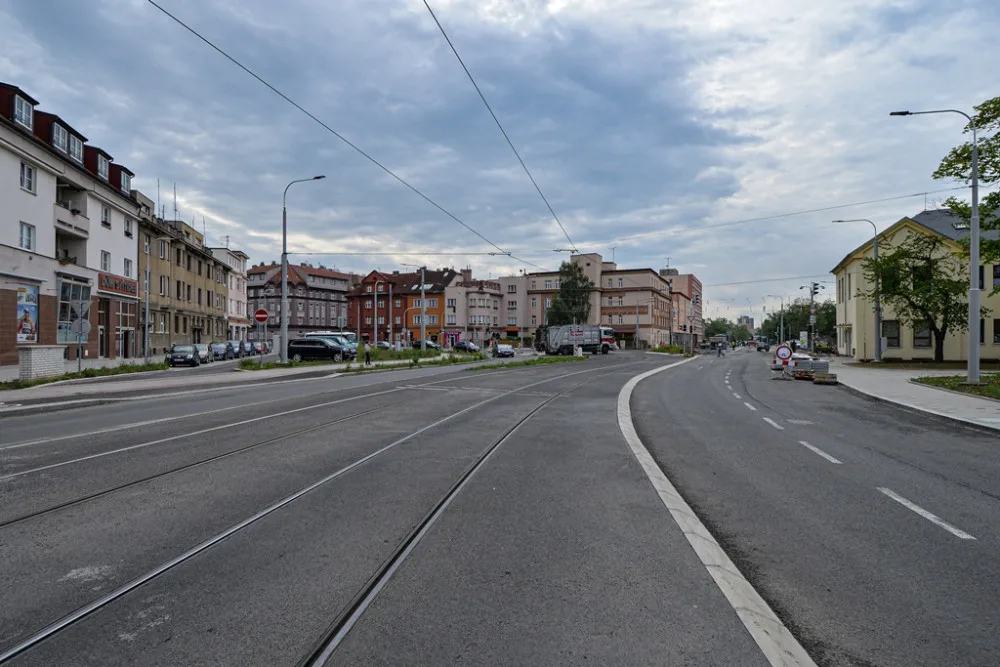 Nová křižovatka ulic Kaplířova–Klatovská–U Borského parku začne fungovat od 13. června