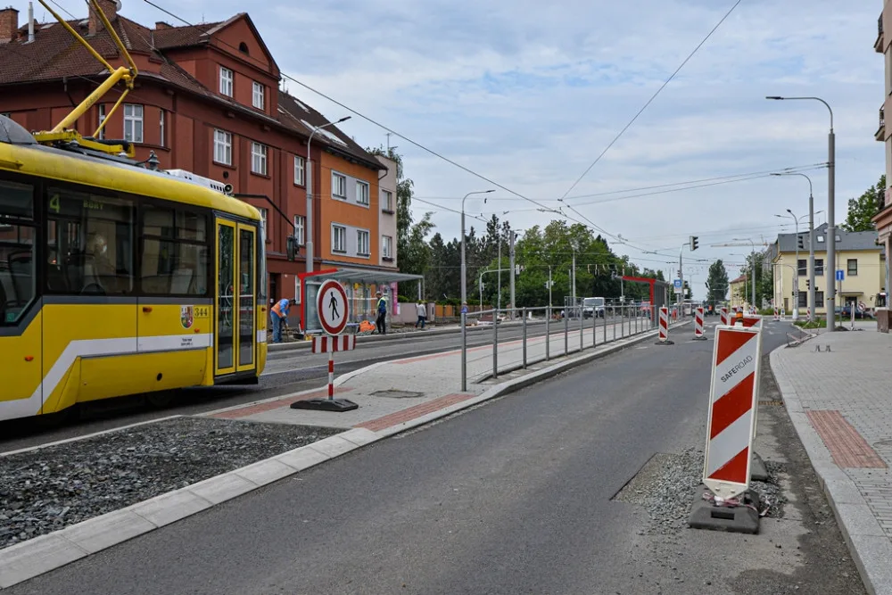 Nová křižovatka ulic Kaplířova–Klatovská–U Borského parku začne fungovat od 13. června