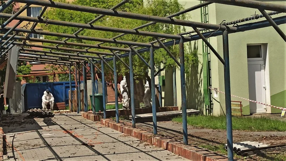 V těchto prostorách vzniká nová přístavba