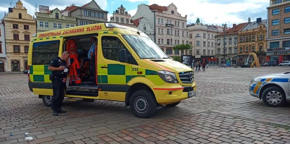 Chtěl napadnout policistku, skončil s rozbitou hlavou