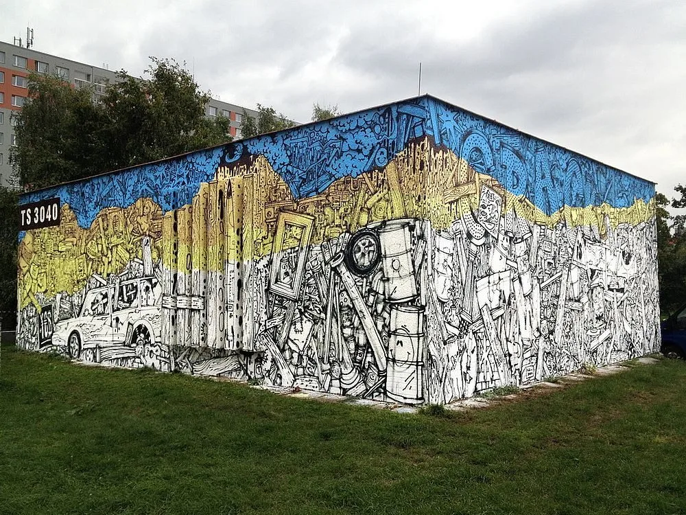 Takto úžasně dokáží street art umělci proměnit nevzhledné objekty