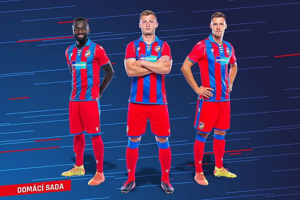 Nová sada dresů FC Viktoria Plzeň pro domácí zápasy