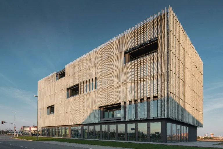 Novostavba budovy Konplan na Borských polích