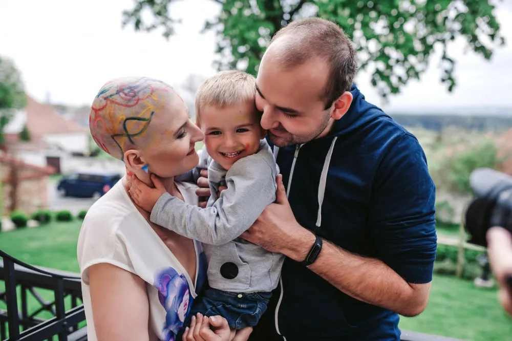 Šárka se svojí rodinou