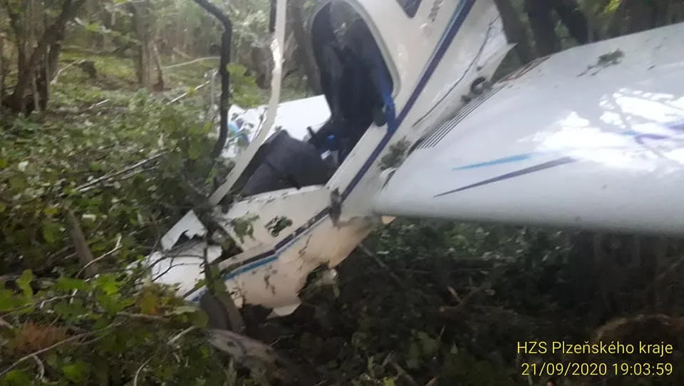 Pilot ultralightu havaroval večer na Tachovsku, vrtulník letecké záchranky ho transportoval do nemocnice