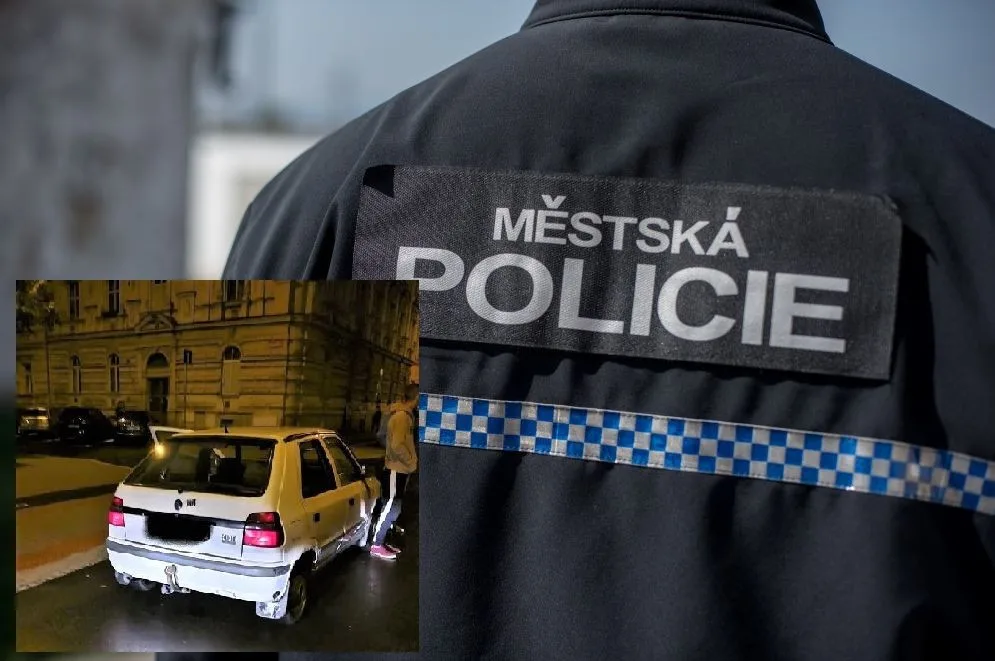 Neosvětleným automobilem se po Plzni proháněli opilí cizinci bez povolení k pobytu