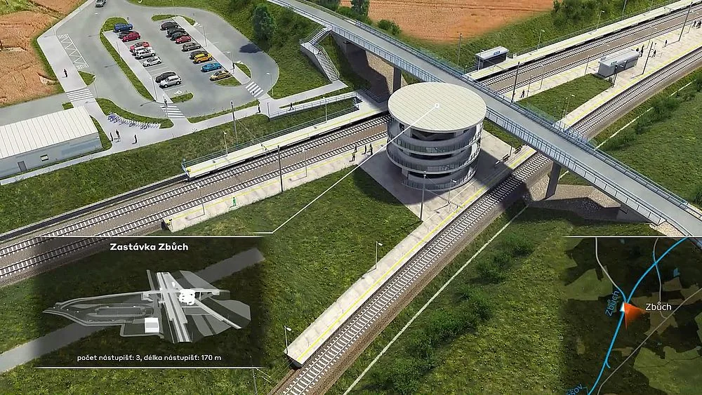 Správa železnic hledá projektanta nové trati z Plzně do Stodu pro rychlost 200 km/h