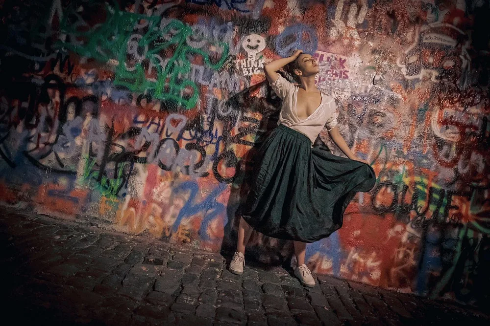 Zeď Johna Lennona v Praze