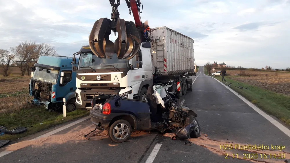 Tragická nehoda mezi Přešticemi a obcí Lužany