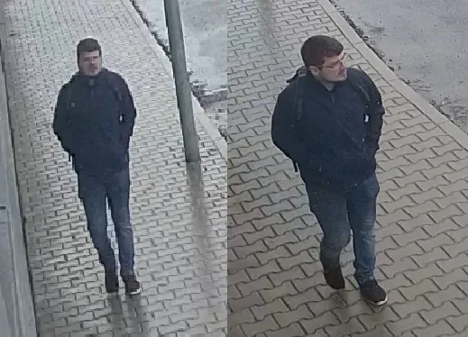 Nepozná někdo muže na snímku z bezpečnostní kamery?