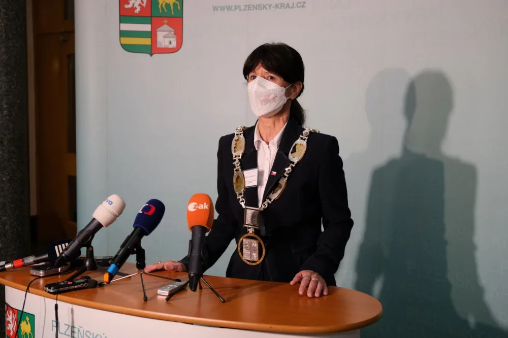 Hejtmanka Plzeňského kraje Ilona Mauritzová (ODS) složila dnes ráno poslanecký mandát