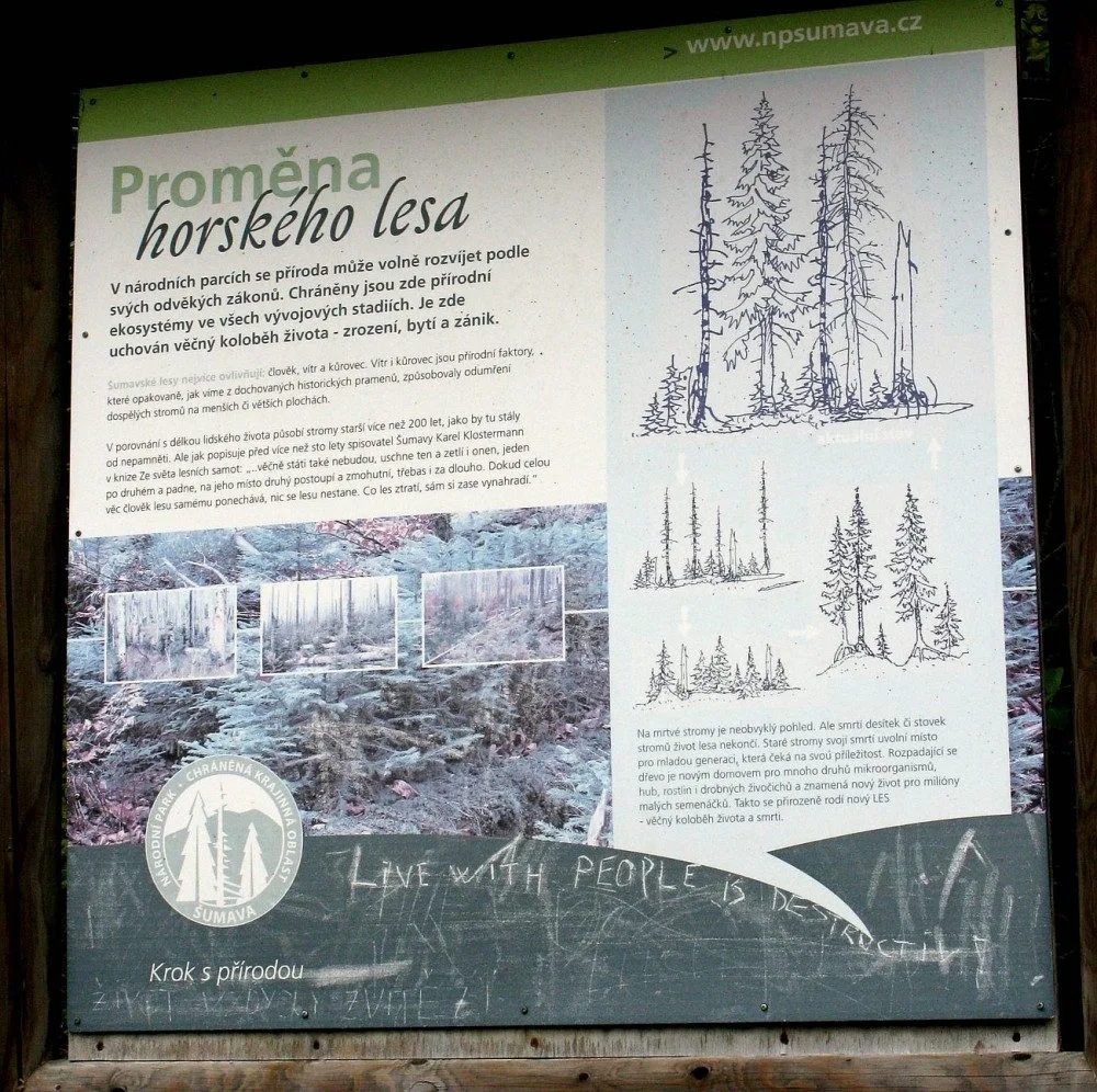 Poničená infortabule