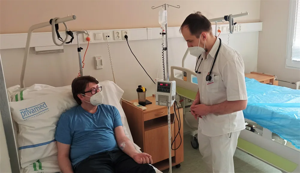 Nemocnice Privamed začala používat přípravek na experimentální léčbu pacientů s covidem