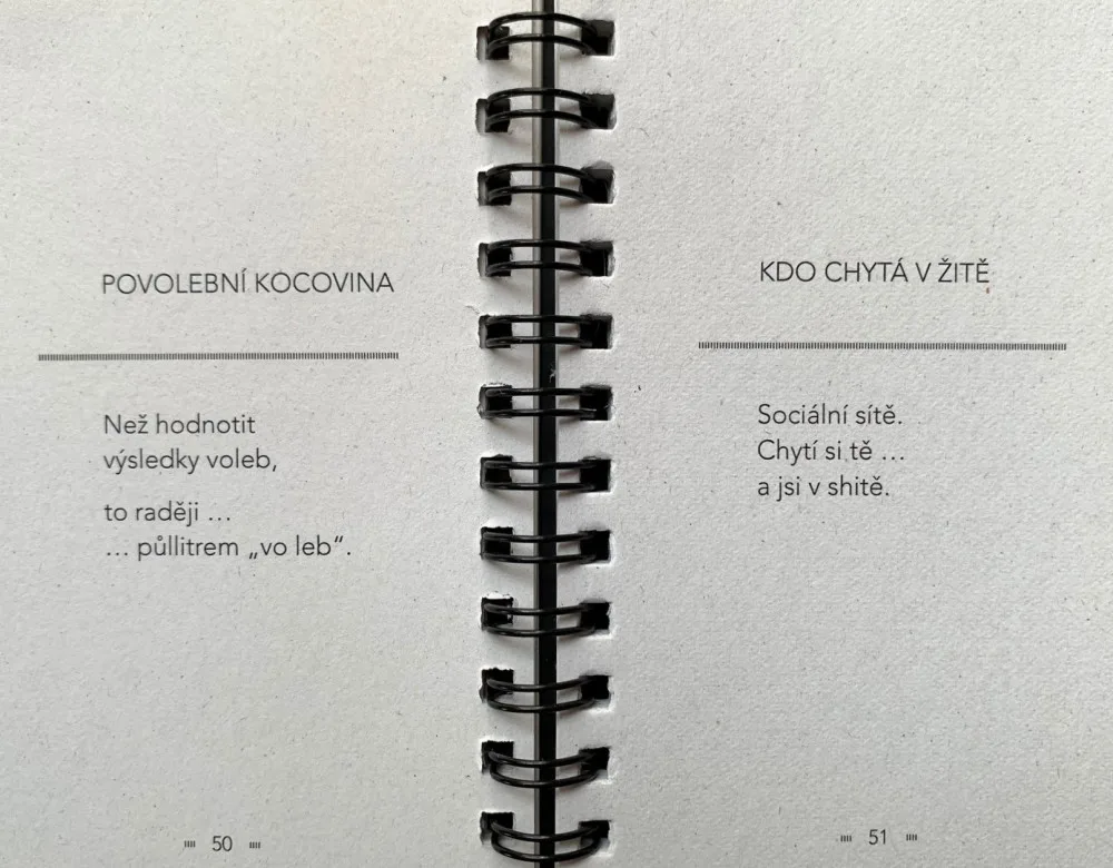 Senátor Lumír Aschenbrenner vydal už druhou sbírku svých mikrobásniček ...