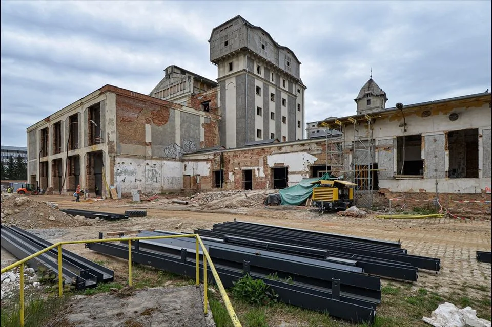 Staveniště v areálu TechTower