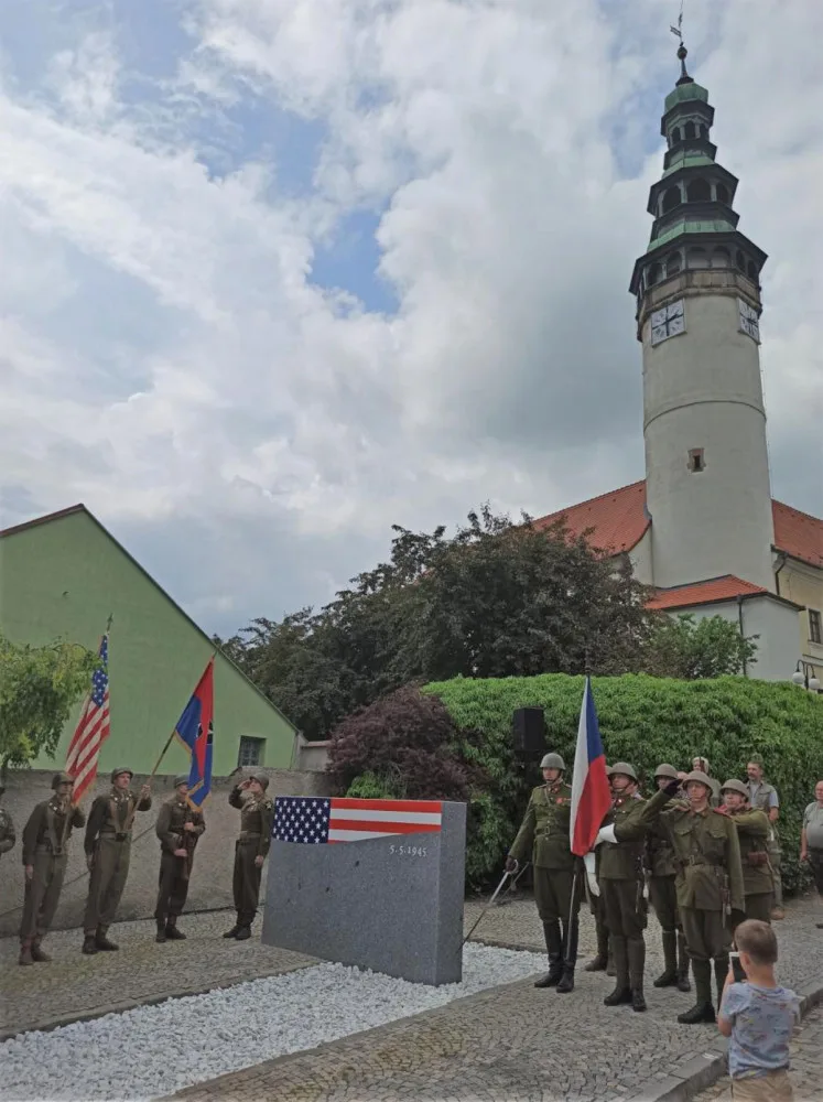 Domažlice mají nový památník osvobození, foto: Město Domažlice