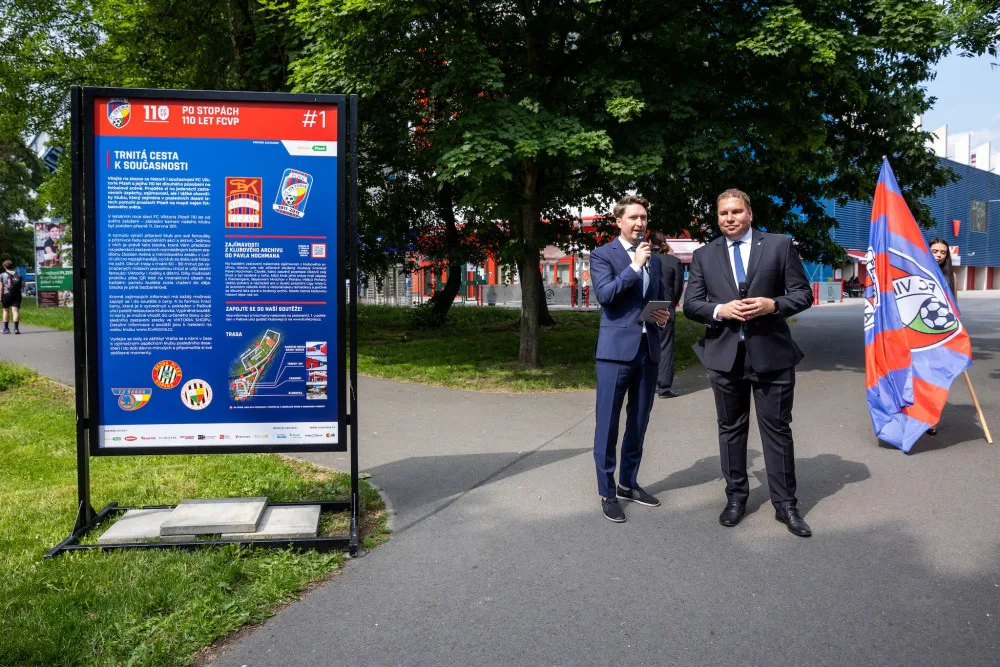 FC Viktoria Plzeň slaví 110 let od svého založení, klub odhalil pamětní destičky svým legendám