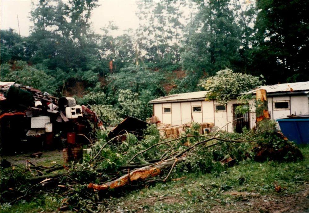 Bývalý sběrný dvůr pod Zajíčkovic vrškem, 1993 Spálené Poříčí