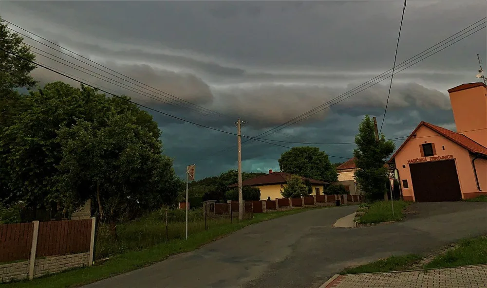Bouřka na jižním Plzeňsku