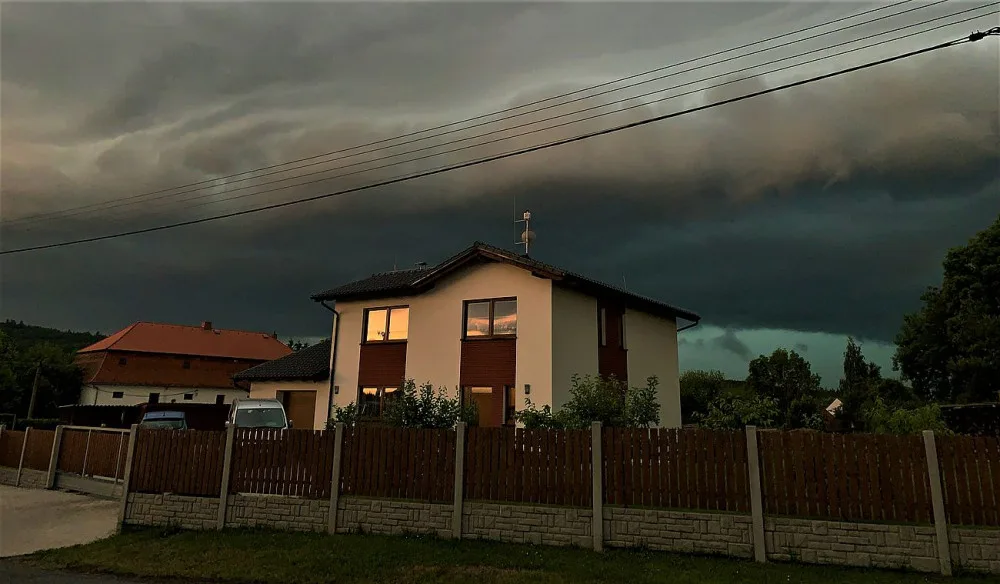 Bouřka na jižním Plzeňsku