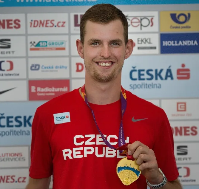 Výškař Jan Štefela přivezl zlato