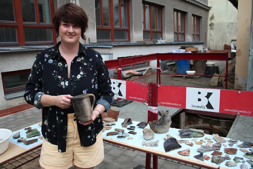 Vedoucí výzkumu Lenka Starková z katedry archeologie FF ZČU.