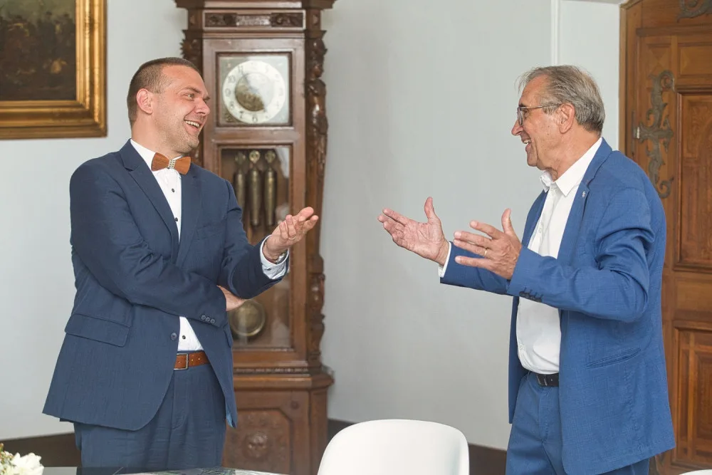 Objeviteli pramenů Amazonky blahopřál k sedmdesátinám primátor Martin Baxa