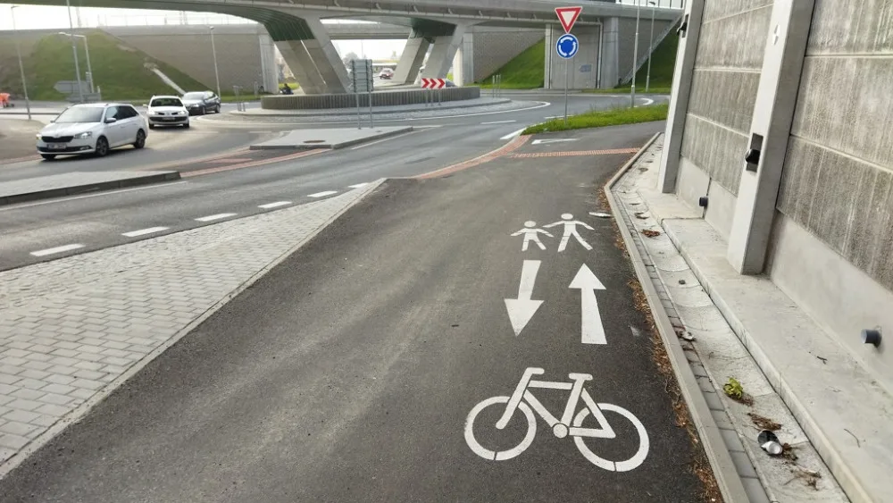 Nová plzeňská ulice Na Sudech umožnila vzniknout cyklostezce kolem východního okruhu města