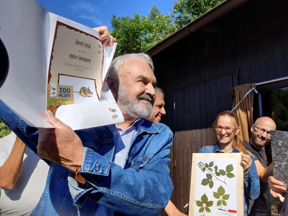 Plzeňská zoo představila myšici Cimrmanovu, jejím patronem není nikdo jiný než Zdeněk Svěrák