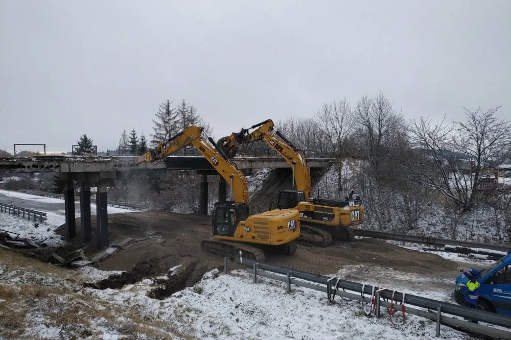 Demolice mostu v Chotíkově, foto: Markéta Čekanová