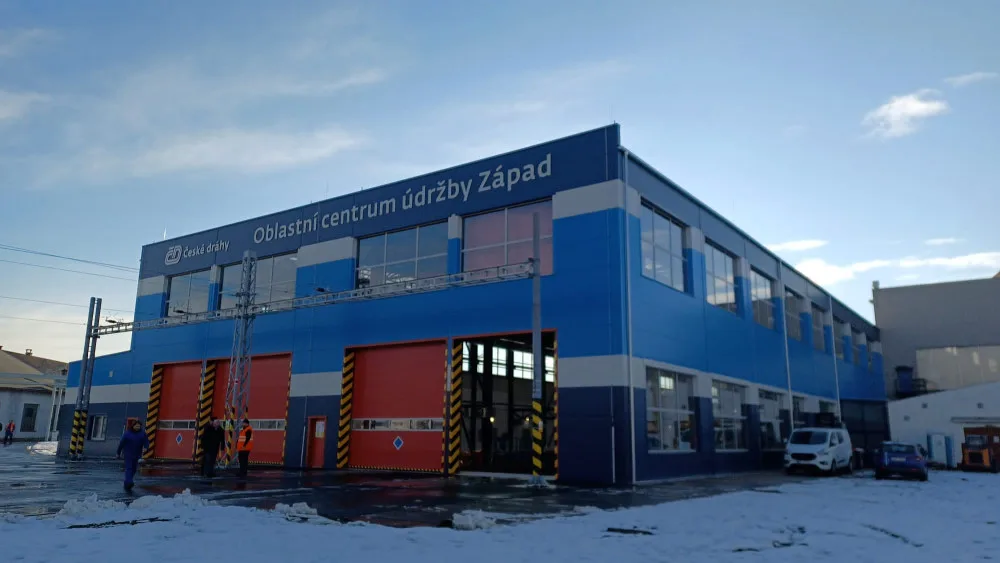 České dráhy dokončují v Plzni stavbu nového depa železničních vozidel za 200 milionů