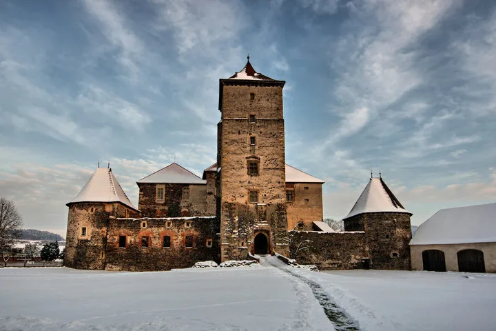 Zasněžený Švihov, foto: NPÚ