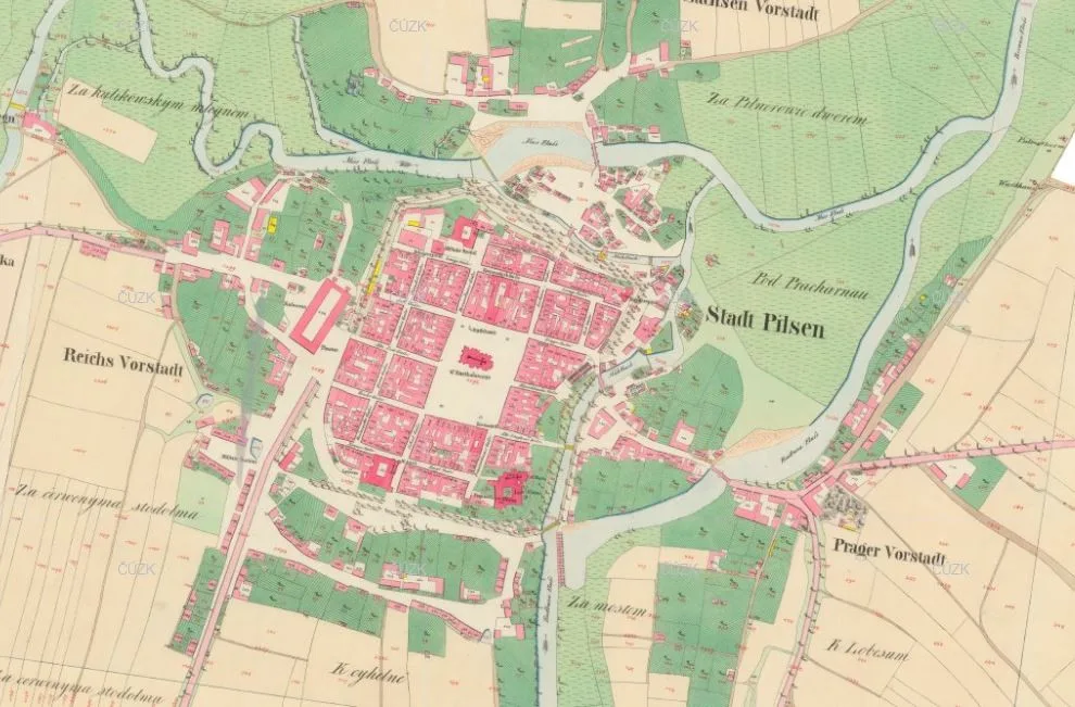 Vědci zpracovávají staré katastrální mapy. Podívejte se, jak to u vás vypadalo v roce 1826