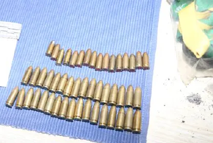 Policie při razii na nelegální pěstírnu marihuany objevila náboje i materiály k výrobě pyrotechniky