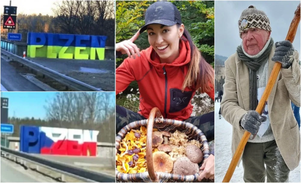 BŘEZEN 2022: Přestříkání ukrajinských barev, příběh nejznámější české houbařky i odchod Šumavské legendy