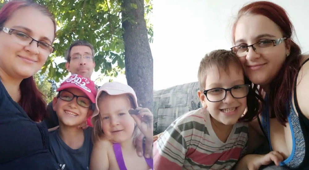 Martínek s rodinou