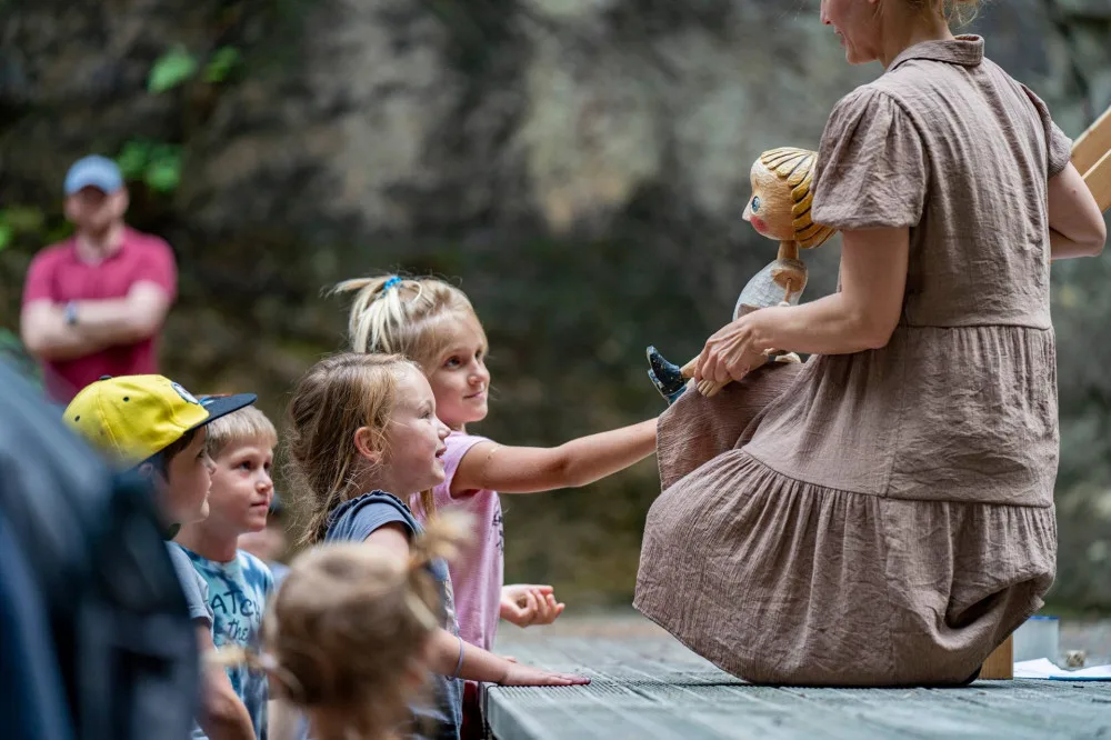 Snímek z představení Dopisy Smolíčkovi, foto pořadatele