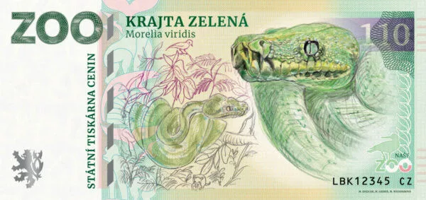 Plzeňská zoo se pochlubila novými sběratelskými bankovkami, zobrazují úspěšné odchovy i erbovní plameňáky