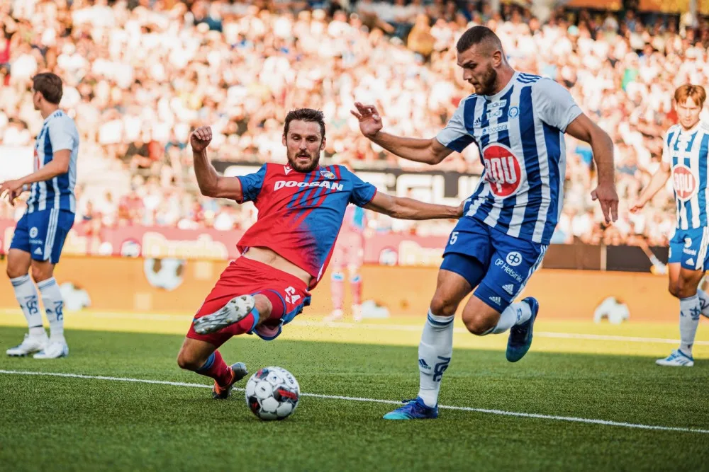 Před týdnem vyhrála Plzeň v Helsinkách 2:1