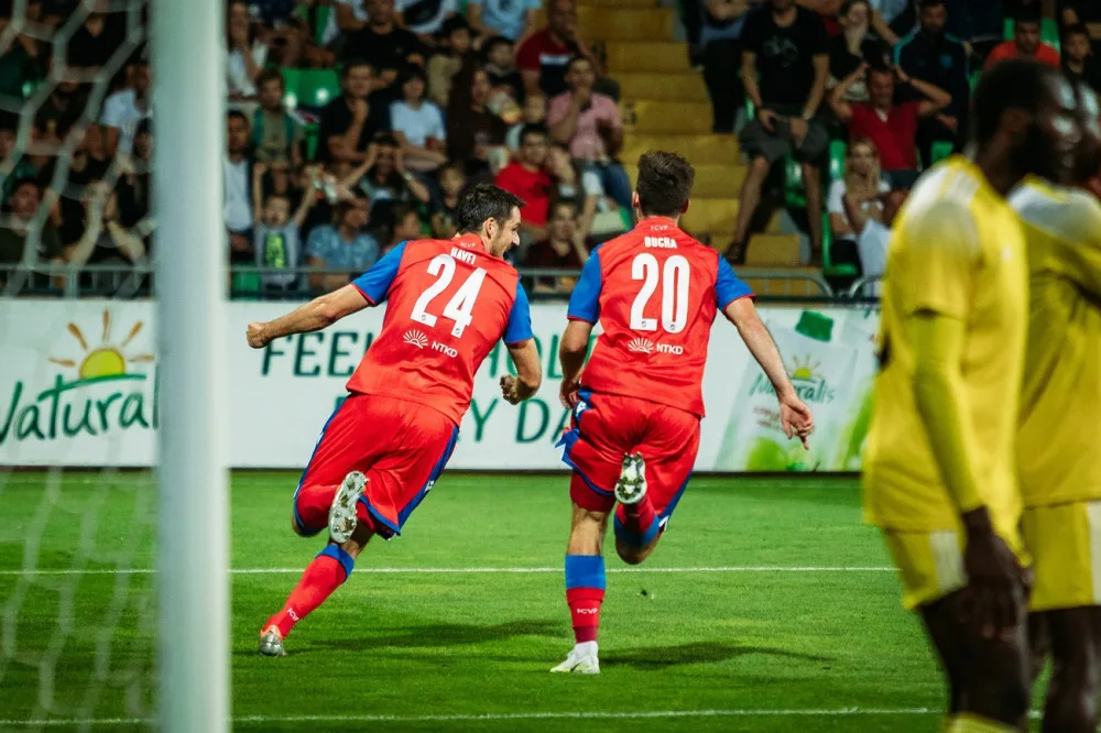 Plzeň v boji o Ligu mistrů dokázala otočit zápas a zvítězit nad Tiraspolem 2:1