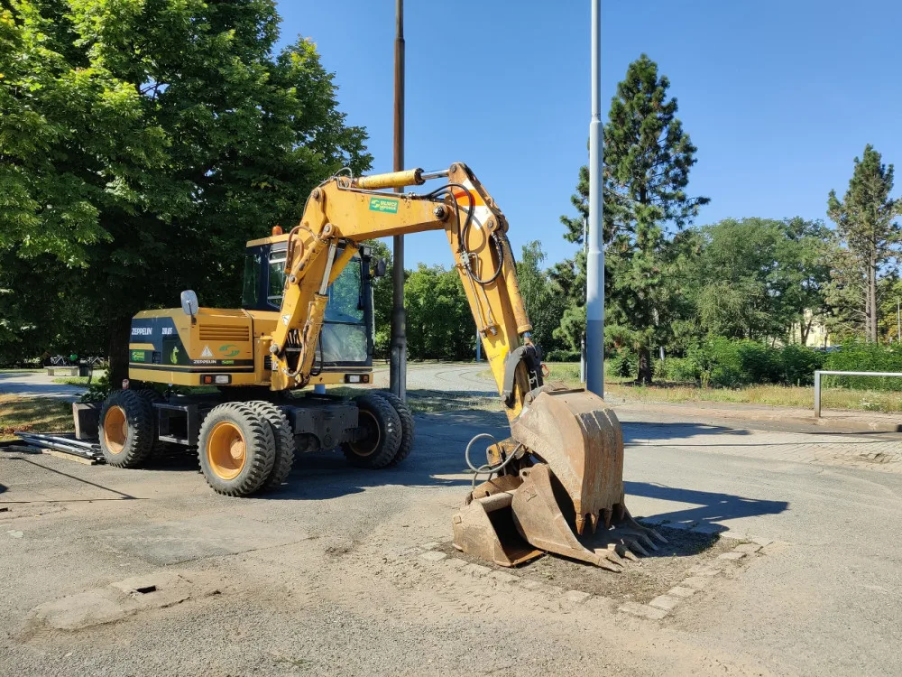 Bývalá konečná tramvaje se promění ve vstupní bránu do Borského parku, vznikne tam pavilon s kavárnou