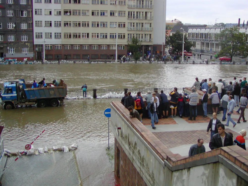 Povodně 2002, foto: Richard Beneš