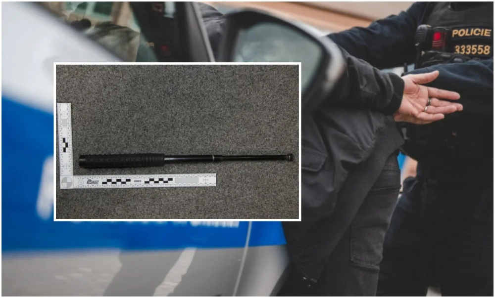 Mladý násilník s teleskopickým obuškem terorizoval okolí a napadal lidi, hrozí mnohaletý trest