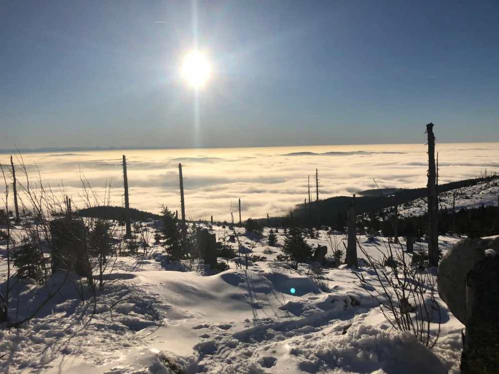 Čtyři lidi, tři psi a šest dní putování zasněženou Šumavou. O tom povypráví cestovatel Slávek Král, foto: Slávek Král.