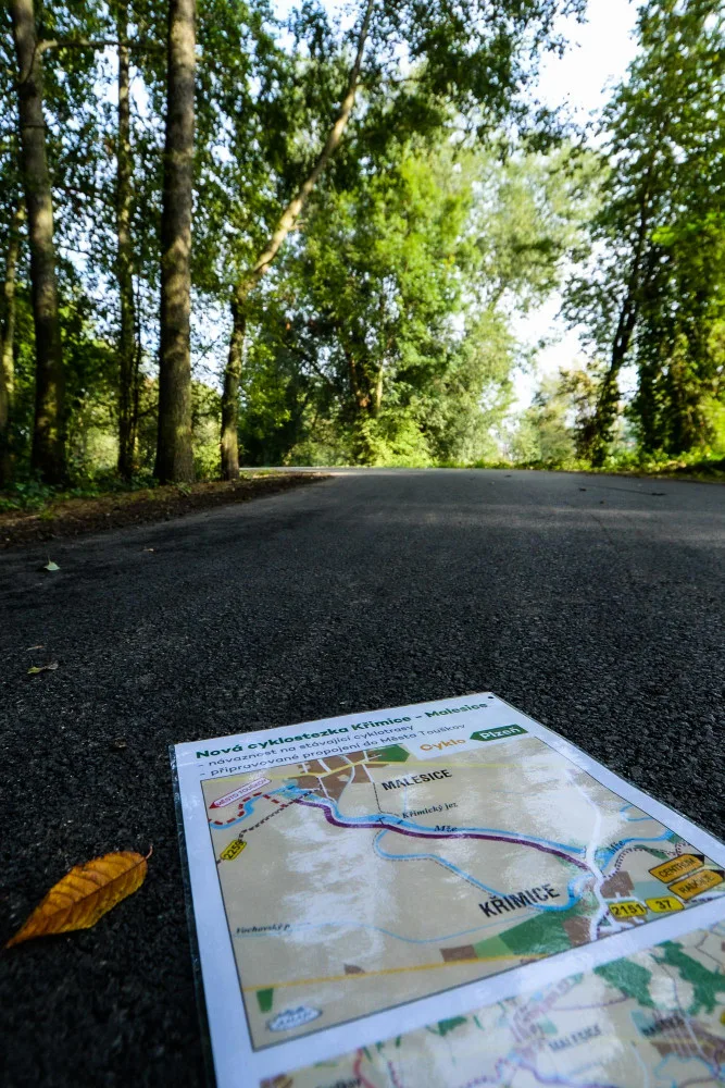 Nová cyklostezka podél Mže z Křimic do Malesic již slouží cyklistům. Měří 1,5 km a stála osm milionů