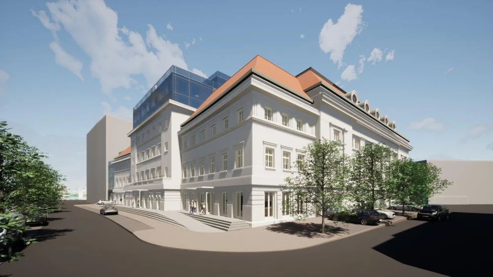 Vizualizace přestavby lázní, zdroj: Ateliér Soukup Opl Švehla s.r.o.