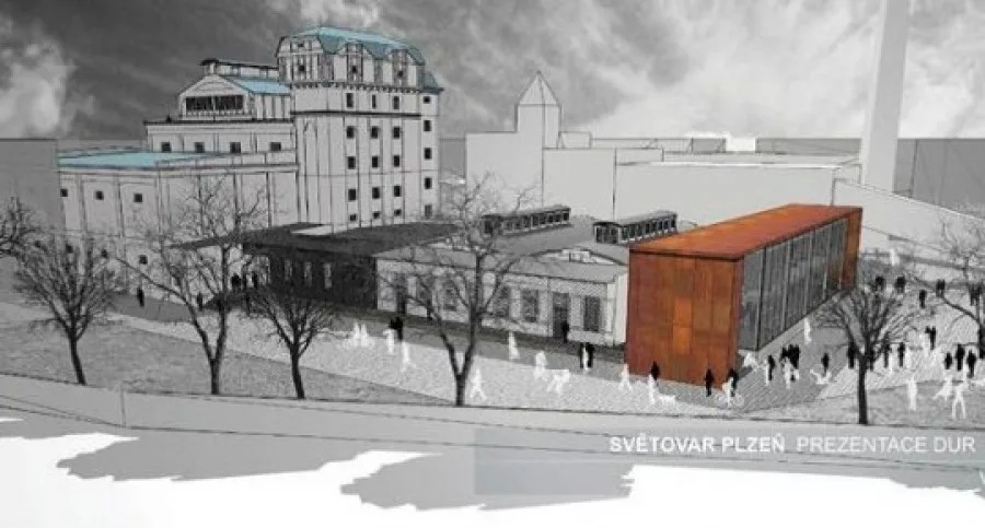 Vizualizace původního projektu kulturní fabriky