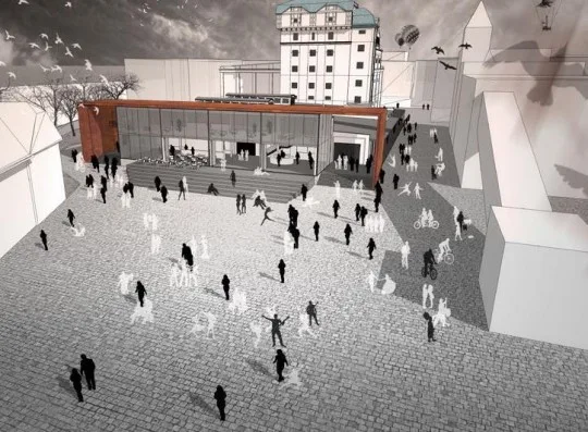 Vizualizace původního projektu kulturní fabriky