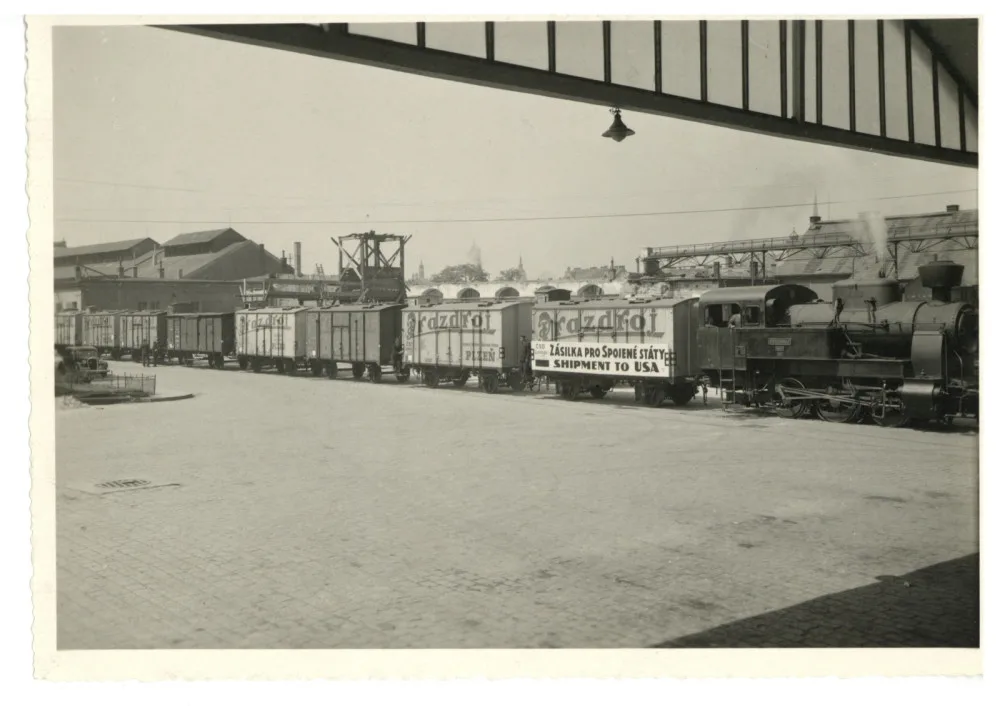 1947, první zsilka piva PU do USA