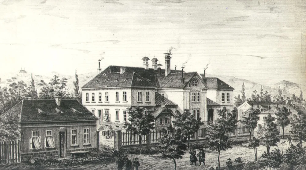 pivovar v roce 1842